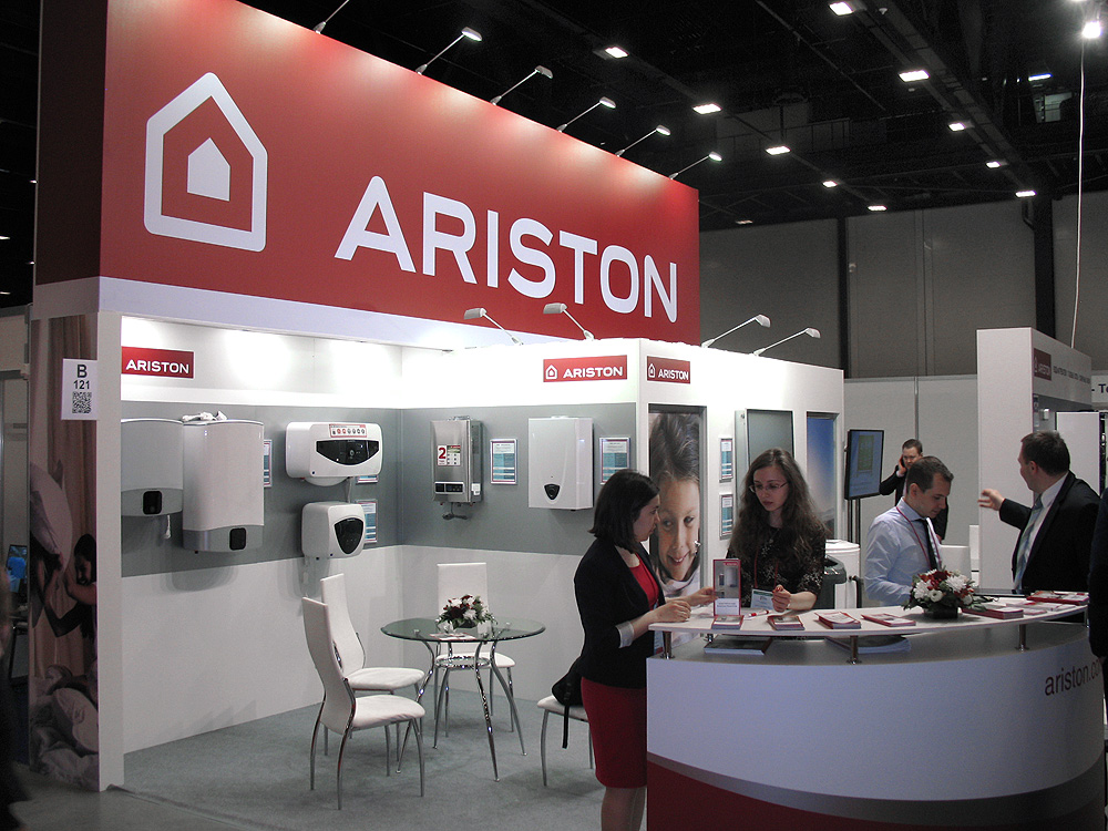 Стенд Ariston на выставке Акватерм 2016